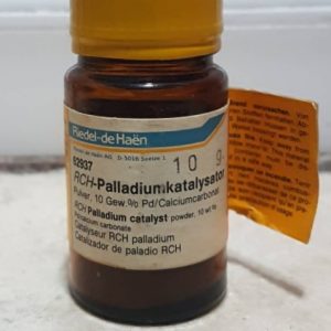 پالادیم کاتالیست | پالادیوم کلسیم کربنات|RCH Palladium Catalyst 10% Pd on Calcium Carbonate – Riedel-de Haën 62937